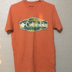 columbia orange tee